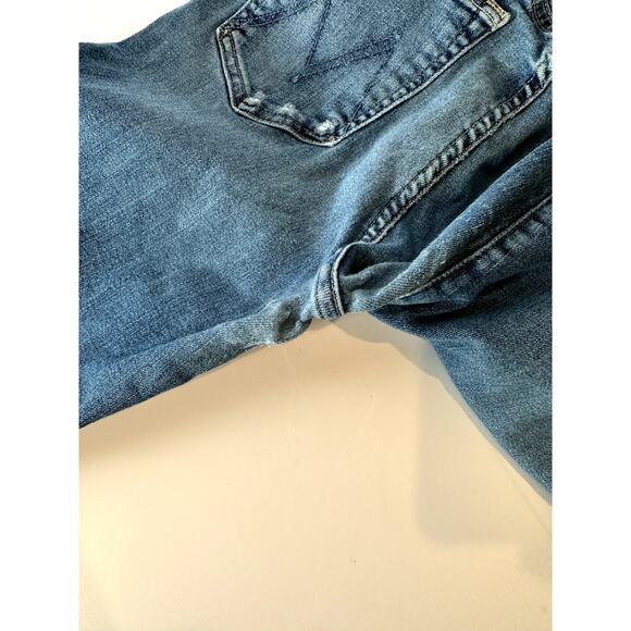 Mother Insider Crop Step Chew 30 raw hem medium wash fair - Picture 13 of 13